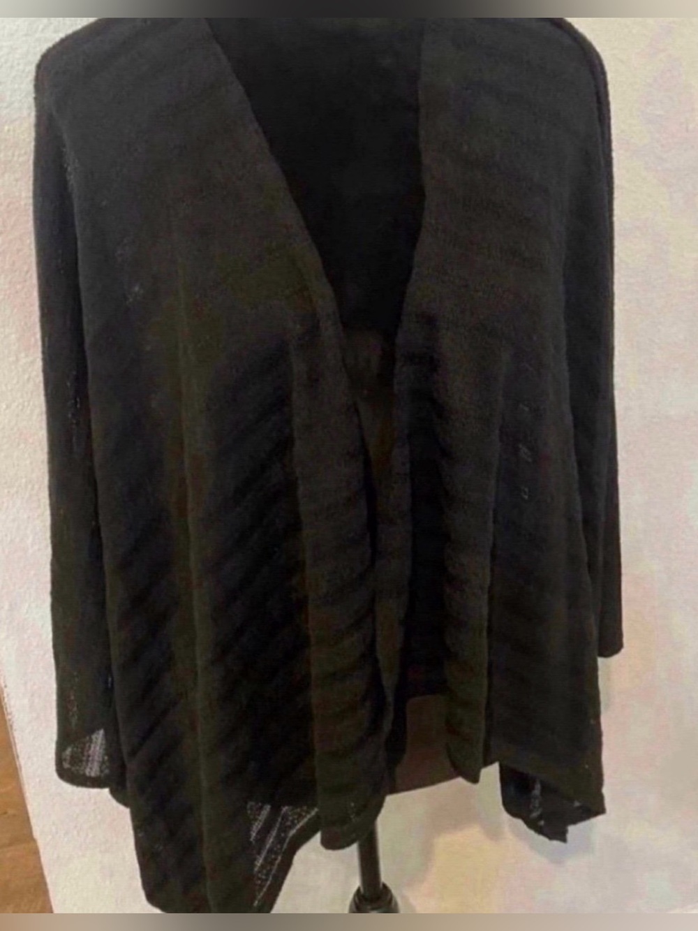 Women’s One size Black Open Front Women’s Sweater Cardigan